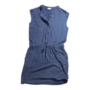 Gap cotton dress with drawstring and pockets  - size small
